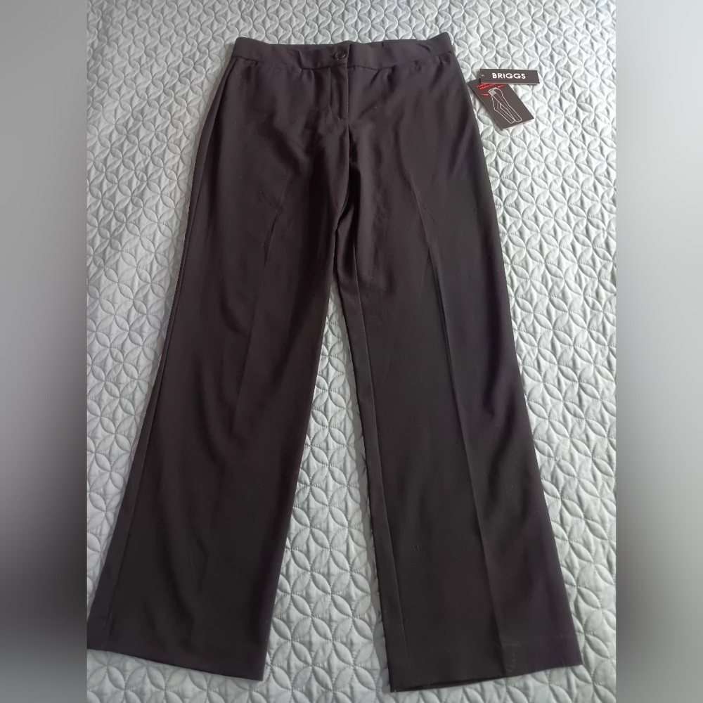 Briggs New York Womans Black Dress Pants